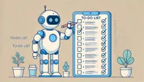 An AI completes a task on a To Do List