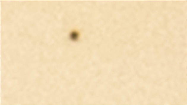 Detail from Transit of Mercury November 11 2019