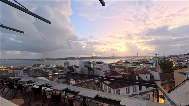 Sunset in Lisbon, Portugal
